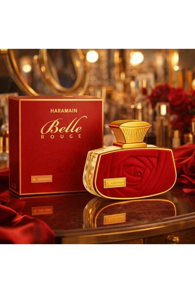 Al Haramain Belle Rouge Eau De Parfum 100ml | Long Lasting Oriental Floral Perfume for Women