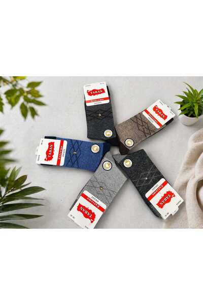 TABANÇORAPLARI Men's Soft Combed Cotton Scented Washable Seamless Socks Mixed...