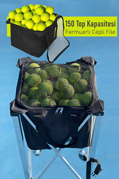 Attack Sport Attack Tekerlekli ATK-150 Katlanabilir Tenis Topu Sepeti