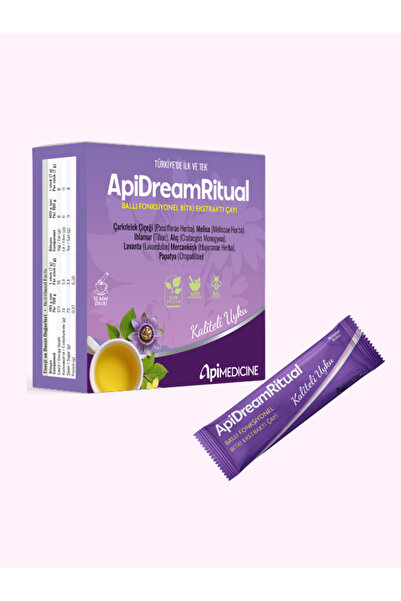 ApiDreamRİtual Ballı Fonksyonel Bitki Ekstrakt Çayı-Kaliteli Uyku Çayı