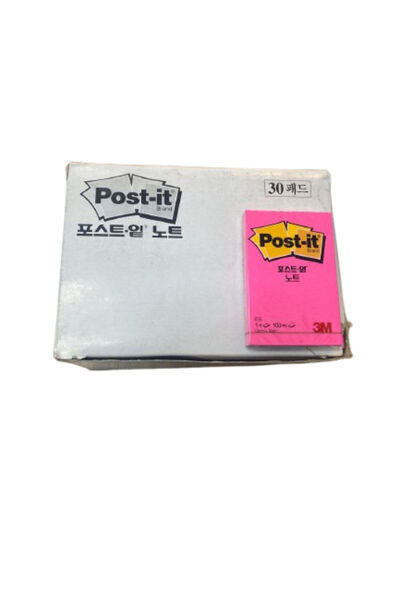 3M Αυτοκόλλητο χαρτί σημειώσεων Post-it 100 φύλλα. ΡΟΖ ΠΕΜΟΝΟ (30 τεμάχια)