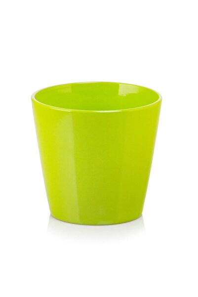 Floraria Tria's Ghiveci ceramica - Standard - conic Verde 13.5 cm