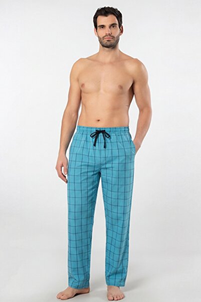 Cacharel Ανδρικές καρό υφαντές πιτζάμες με μονό παντελόνι, 95% βαμβάκι, 5% ελ...