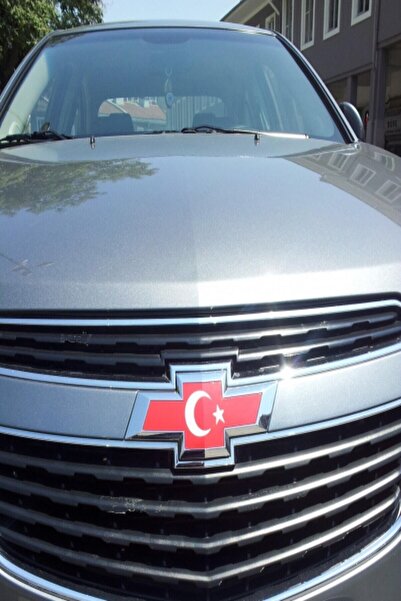 MCEM STORE Chevrolet Cruze Için Uyumlu Aksesuar Arma Üzeri Bayrak Kaplama Ön-...