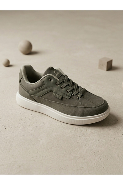 Elit Ανδρικά αθλητικά παπούτσια Carrano 499 Khaki Linen Ultra Light