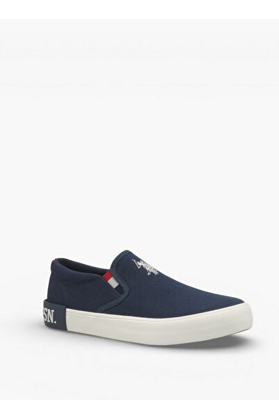 U.S. Polo Assn. حذاء رياضي رجالي TOMA GLB 6FX سهل الارتداء حتى الكاحل