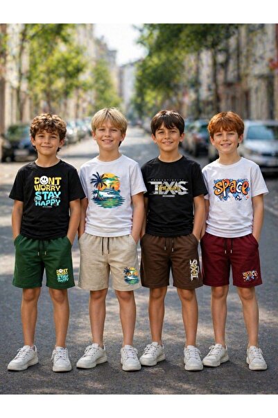 armicem ArmiKids 4-Piece Advantage Pack για αγόρια με πολύχρωμα σορτς με στάμπα