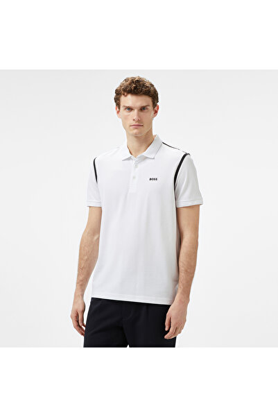 BOSS Erkek Beyaz Polo