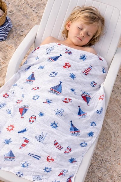 GÜRPAMUK HOME & BABY 100% Bamboo Gemi Muslin Blanket & Blanket for Baby Girl & Boy/Child