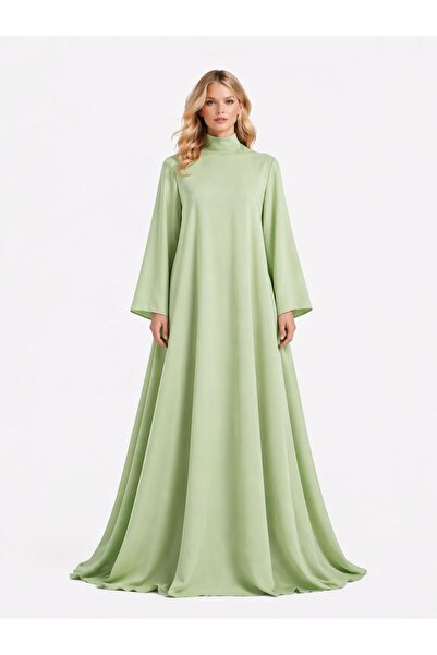 UNTIMELY A-Line Maxi Stylish Crepe Abaya Dress