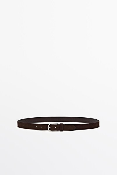 Massimo Dutti Nubuk deri kemer