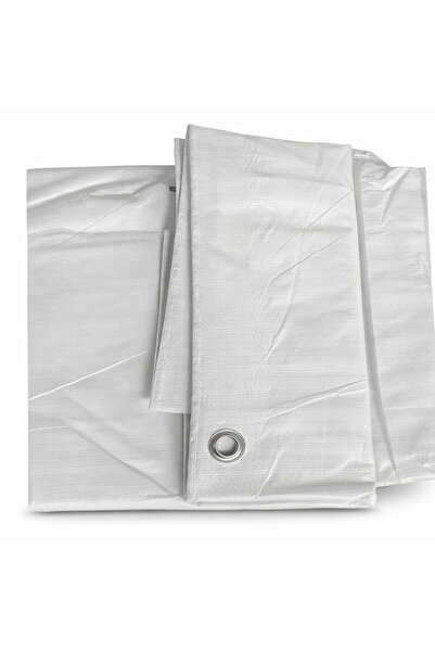 EKOTENTE BRANDA 5X8 Metre Beyaz PVC Branda Su Geçirmez Gölgelik Çadır Tente D...
