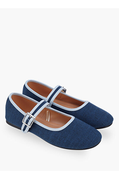 Flora Bella by Shoexpress Girls Hook & Loop Ballerina Shoes