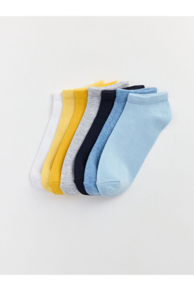 LC Waikiki Nevavm Farklı Colors Boys' Booties Socks 7-Pack