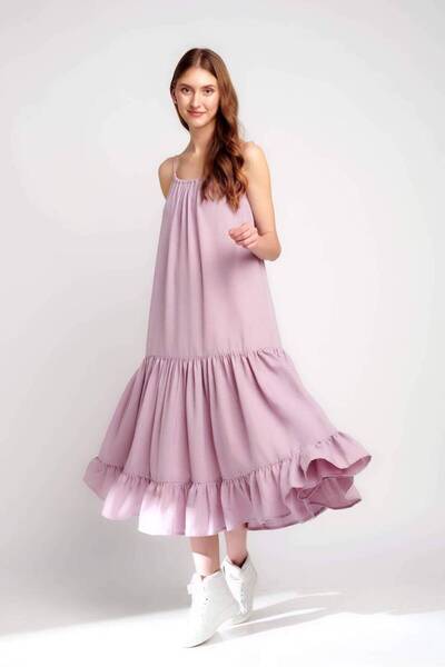 OEMS فستان ماكسي طويل من Chic Allure - مقاس S