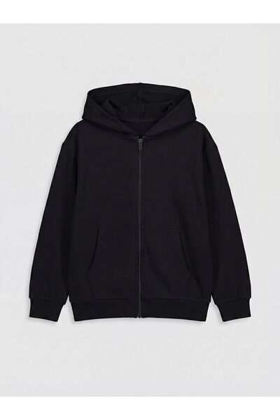 LC Waikiki Esvab • Modern & Distinctive Hooded Girls' Zip-Up Sweatshirt