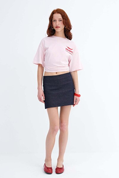 Addax Μίνι Τζιν Φούστα E18267