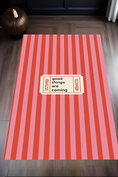 Liriya Dijital Yıkanabilir Etnik Retro Desen Kaymaz Taban Salon Halısı Mutfak...