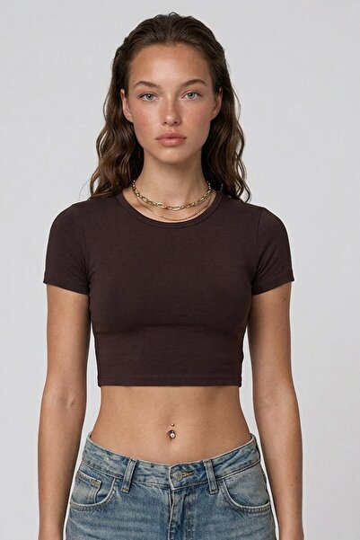 VAGGON Κοντομάνικη μπλούζα με λαιμόκοψη ποδηλάτου