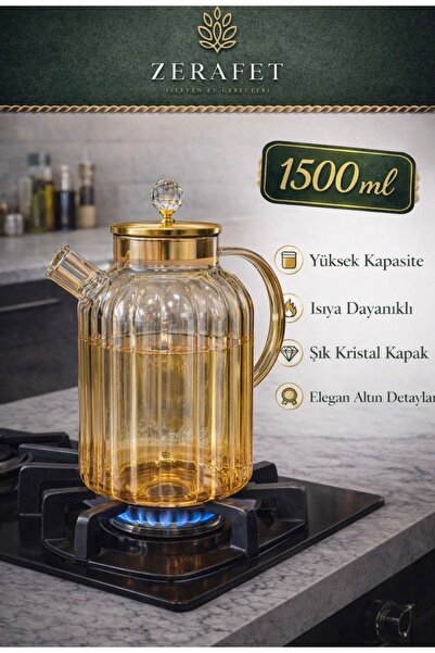 ZERAFET CAM DEMLİK (1500)ml