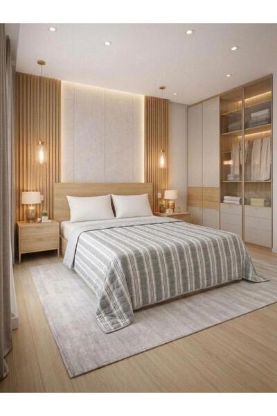 meressa home غطاء سرير مبطن من القطن متعدد الأغراض/بيكيه