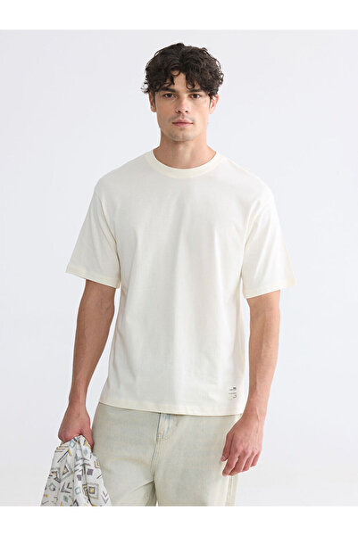 LC Waikiki RMZ GİYİM FARKİLYA STANDARD Fit 100% bumbac Tricou pentru bărbați