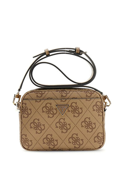 Guess Meridian II Γυναικεία Καφέ Τσάντα Χιαστί HWOS6974140-LTL