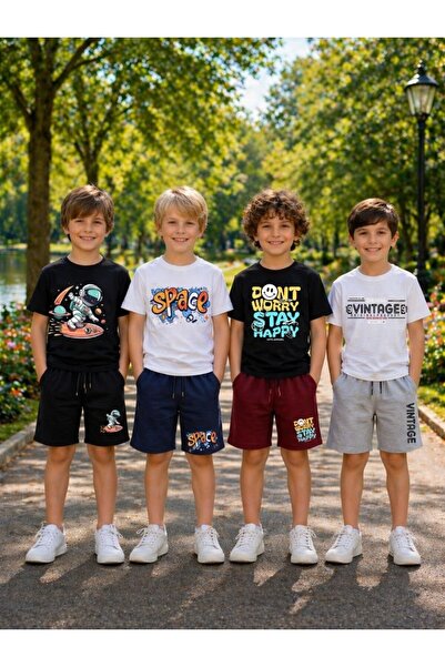 armicem ArmiKids 4-Piece Advantage Pack για αγόρια με πολύχρωμα σορτς με στάμπα