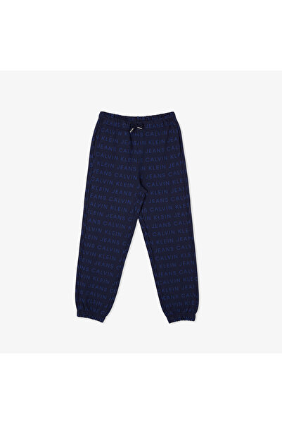 Calvin Klein Jeans Aop Jogger Çocuk Mavi Eşofman Altı