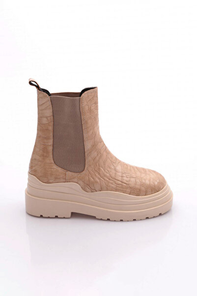 DGN Btg200 Women's Thick Sole Sterch Deatyli Boots