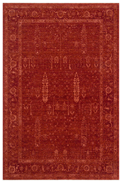 Eko Halı SHIRAZ VİNTAGE Eskitme Desenli Modern Yumuşak Dokulu Makine Halısı