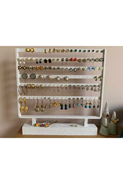 DU&ER 💍   Earring Organizer Stand – Multi-Compartment Jewelry and Earring Or...