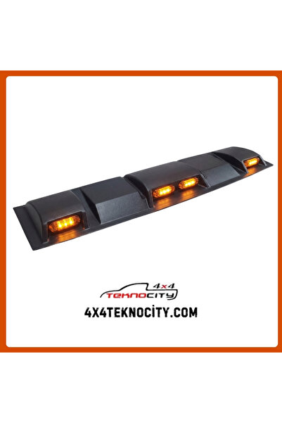 TEKNOCİTY NİSSAN NAVARA 2015 SONRASI LEDLİ MOONVİSÖR TAVAN KEBİ TURUNCU ŞERİT...