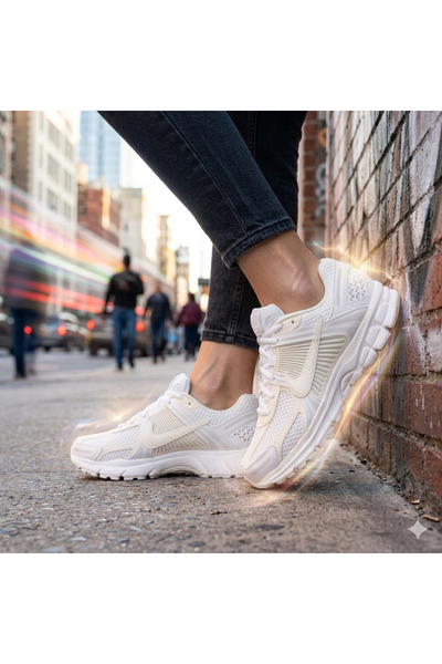 Nike Γυναικεία αθλητικά παπούτσια Zoom Vomero 5 SE Λευκά |   IB4397-100