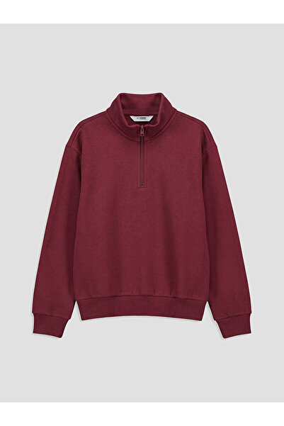 LC Waikiki Peak New Season Stand Collar Girls' Sweatshirt