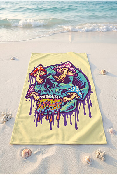PANCHY CANKY Patterned Beach Towels 75X150 cm Soft Set of Cotton Large Size S...