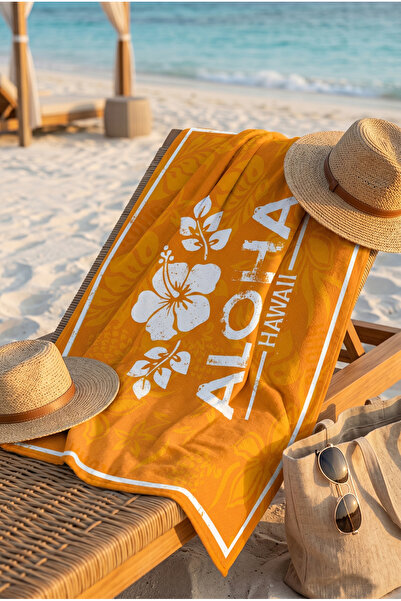 PANCHY CANKY Patterned Beach Towels 75X150 cm Soft Set of Cotton Large Size S...