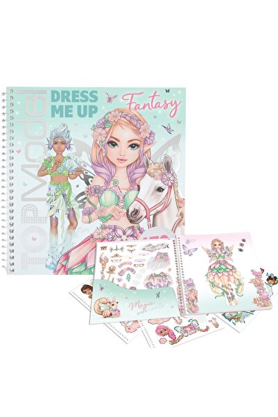 Top Model Βιβλίο με αυτοκόλλητα φαντασίας ντυσίματος