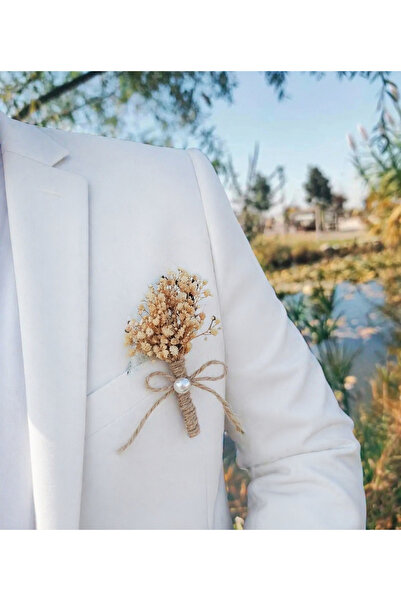 MİRAY FLOWERS HEDİYELİK Damat yaka çiçeği sağdıç çiçeği söz nikah düğün kına ...