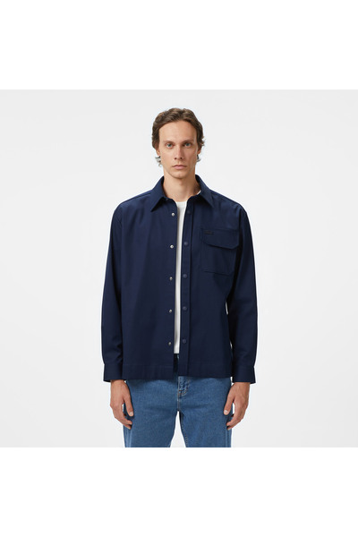 Lacoste Erkek Relaxed Fit Lacivert Gömlek