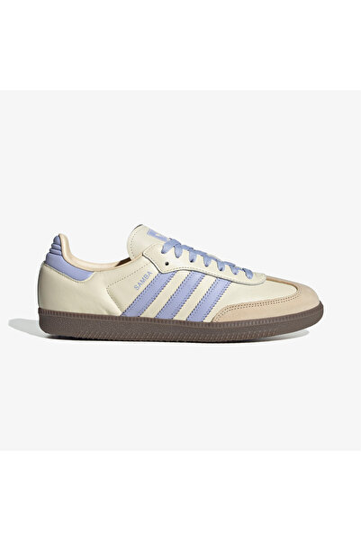adidas Samba OG Unisex Krem/Lila Spor Ayakkabı