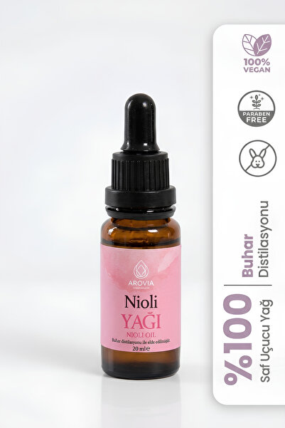 AROVİA Nioli Uçucu Yağı Saf ve Doğal Niaouli Essential Oil 20 ml Cam Damlalıklı