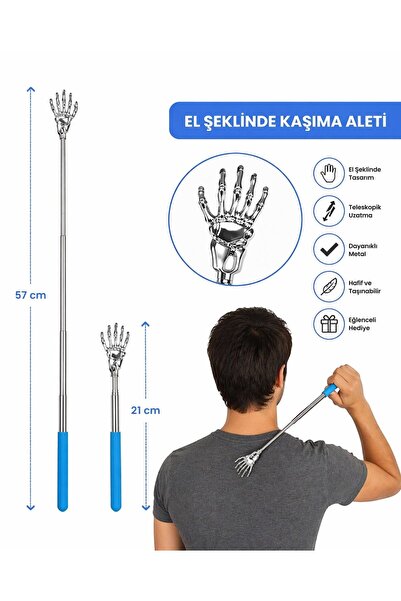 Neler Geldi Neler Uzayabilir Sırt Kaşıyıcı Masaj Aleti Teleskopik El Şeklinde...