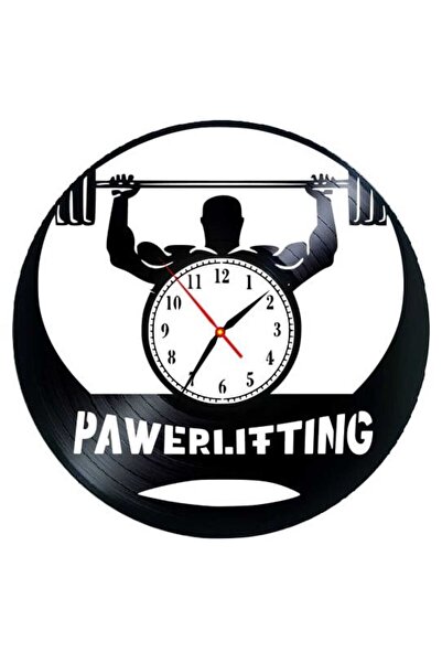 OEM Διακοσμητικό Ρολόι Τοίχου 'Powerlifting & Γυμναστήριο'