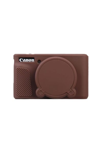 Bambeado Canon Kılıf Powershot SX740 Fotoğraf Makinesi Koruyucu Kılıfı (Esnek...