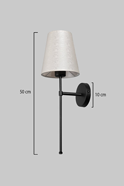manogrup Valeria Aplik - Salon ve Antre için Modern Dekoratif Metal Gövdeli Şık Duvar Aydınlatması
