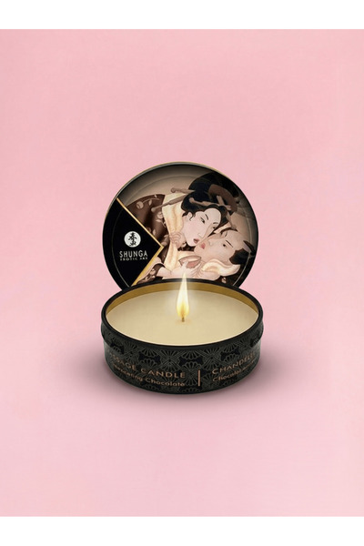 Shunga Mini Lumânare de Masaj cu Aromă de Ciocolată 30 ml