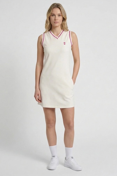 hummel Regalo Dress 960046-9157 Γυναικείο Κρεμ Φόρεμα
