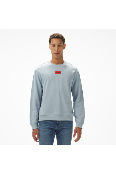 HUGO Diragol 212 Erkek Mavi Sweatshirt