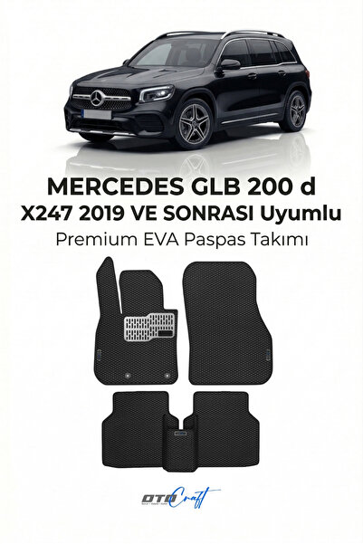 OTOCRAFT Mercedes GLB 200 D X247 (2019 ve Sonrası) Araca Özel 3D Havuzlu Eva ...